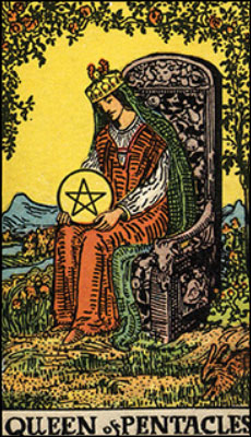 Queen of Pentacles Tarot Card Meanings