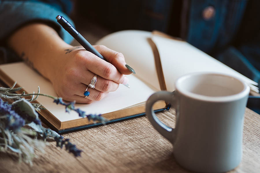 Find a journal and a quiet place to begin reflecting on your spiritual journey.
